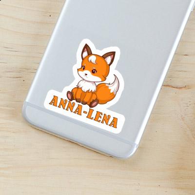 Anna-lena Sticker Fox Laptop Image