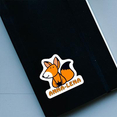 Anna-lena Aufkleber Fuchs Laptop Image