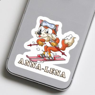 Anna-lena Autocollant Skieur Gift package Image