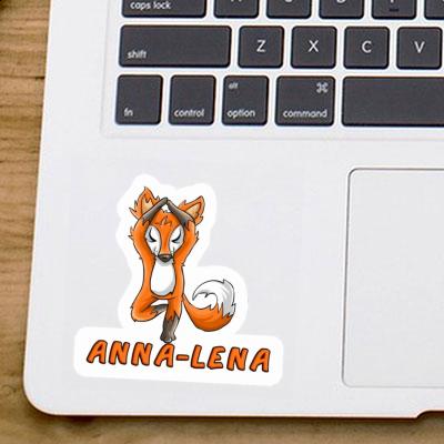 Sticker Anna-lena Yoga Fox Gift package Image