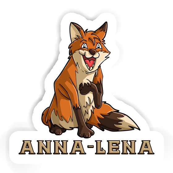 Fox Sticker Anna-lena Notebook Image