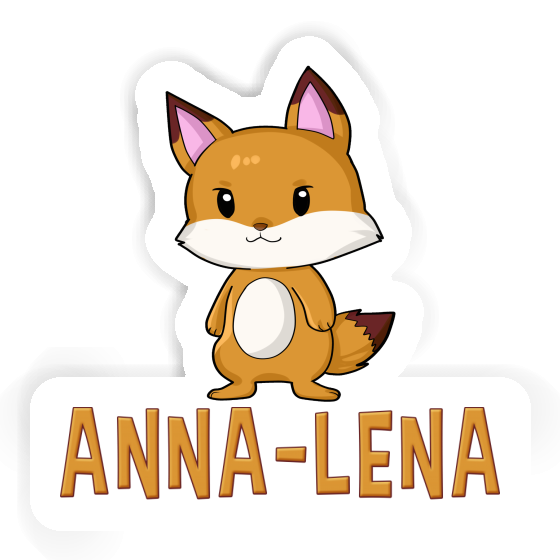 Anna-lena Sticker Fox Notebook Image