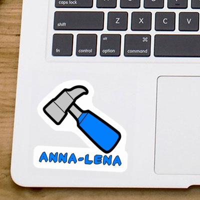 Hammer Aufkleber Anna-lena Laptop Image