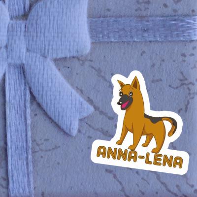 Sticker Anna-lena Sheperd Dog Notebook Image
