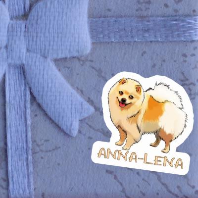 Sticker German Spitz Anna-lena Gift package Image