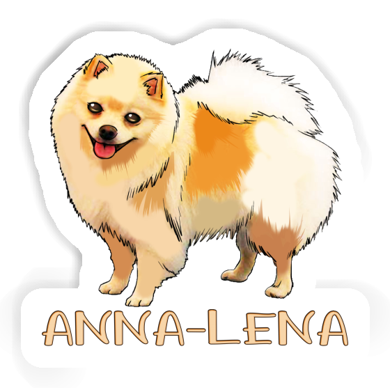 Sticker German Spitz Anna-lena Laptop Image