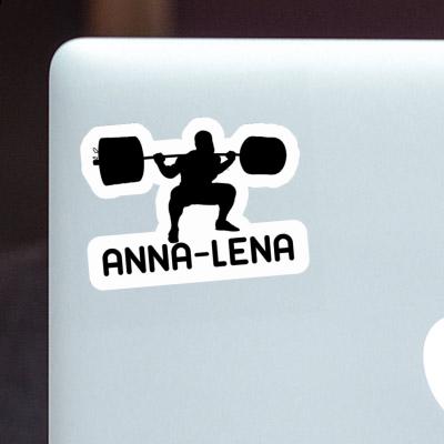 Anna-lena Sticker Gewichtheber Laptop Image