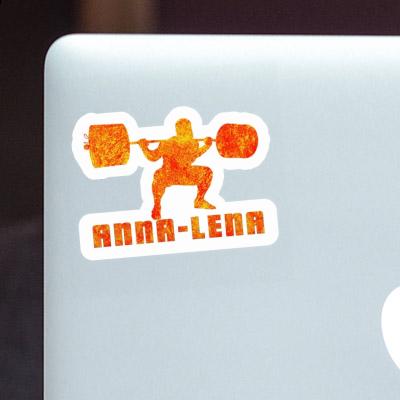 Anna-lena Sticker Gewichtheber Laptop Image