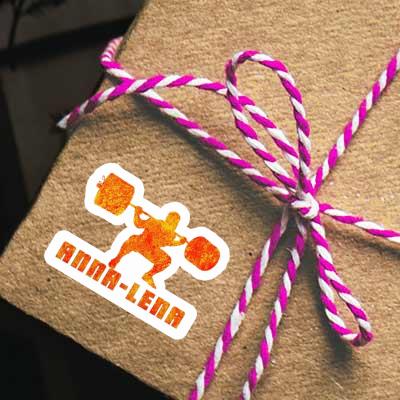 Anna-lena Sticker Gewichtheber Gift package Image