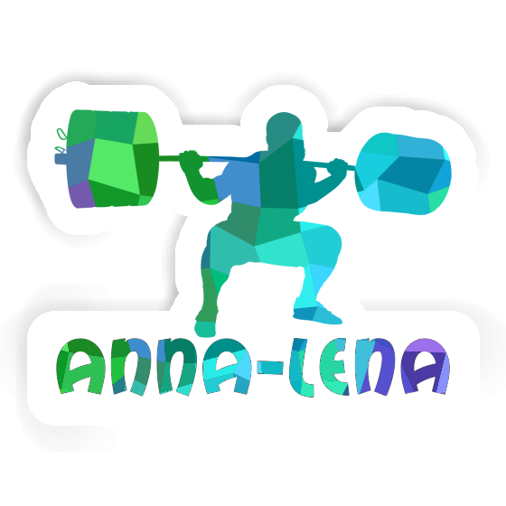 Aufkleber Anna-lena Gewichtheber Laptop Image