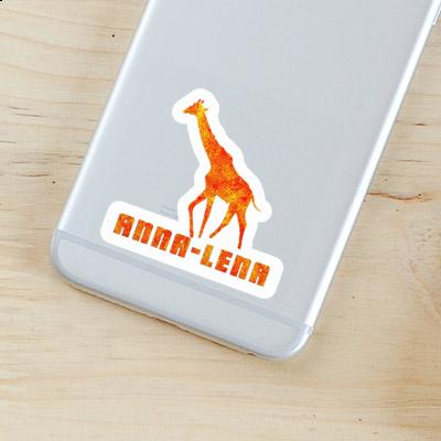 Anna-lena Sticker Giraffe Notebook Image
