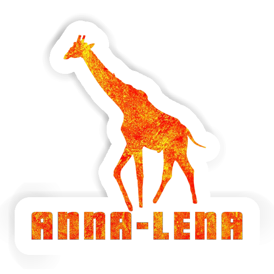 Autocollant Anna-lena Girafe Notebook Image