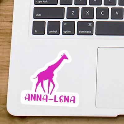 Sticker Anna-lena Giraffe Notebook Image