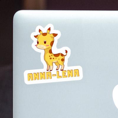 Sticker Anna-lena Giraffe Notebook Image