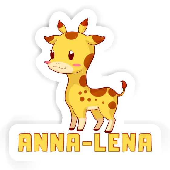 Autocollant Girafe Anna-lena Notebook Image