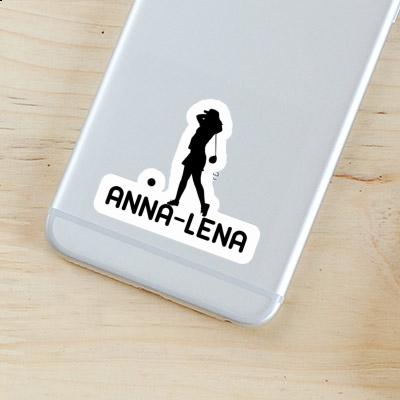 Anna-lena Sticker Golferin Image