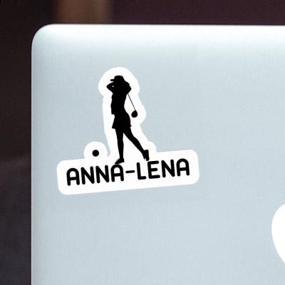 Golfer Sticker Anna-lena Laptop Image