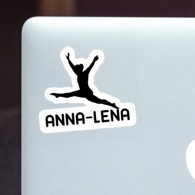 Aufkleber Anna-lena Gymnastin Laptop Image