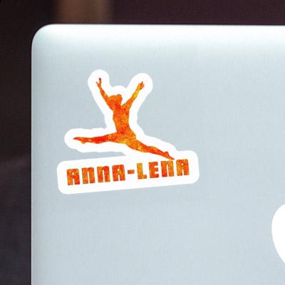 Anna-lena Aufkleber Gymnastin Laptop Image