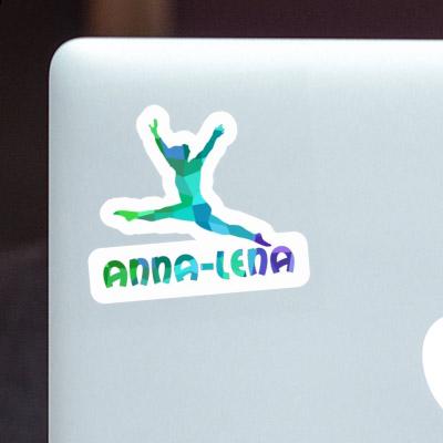 Sticker Gymnastin Anna-lena Laptop Image