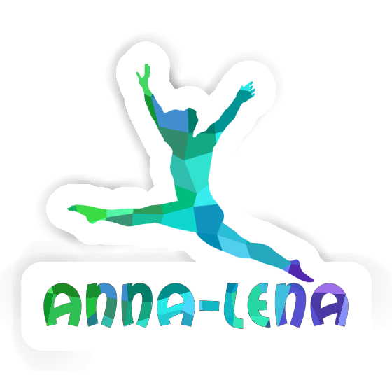 Anna-lena Autocollant Gymnaste Notebook Image