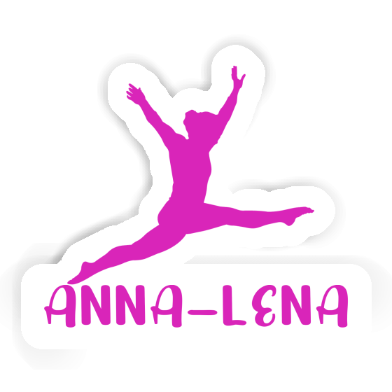 Sticker Anna-lena Gymnastin Laptop Image