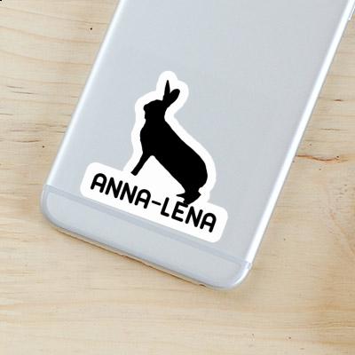 Anna-lena Sticker Rabbit Notebook Image