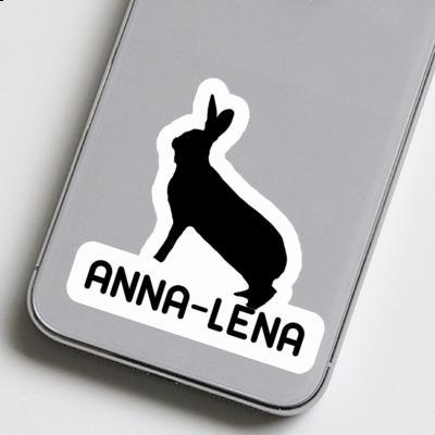 Anna-lena Sticker Rabbit Notebook Image