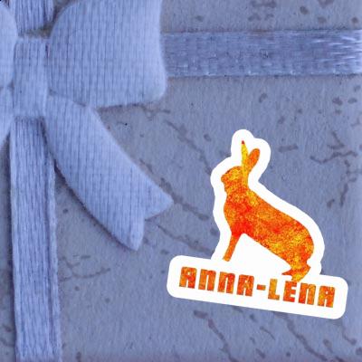 Sticker Anna-lena Rabbit Laptop Image