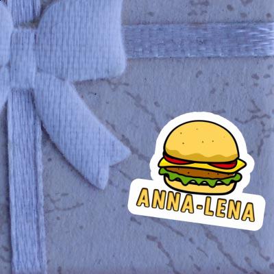 Sticker Anna-lena Beefburger Notebook Image
