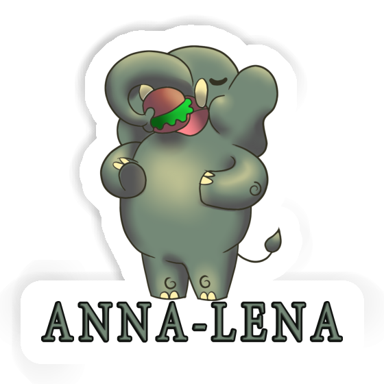 Sticker Elephant Anna-lena Notebook Image
