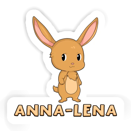 Hare Sticker Anna-lena Laptop Image