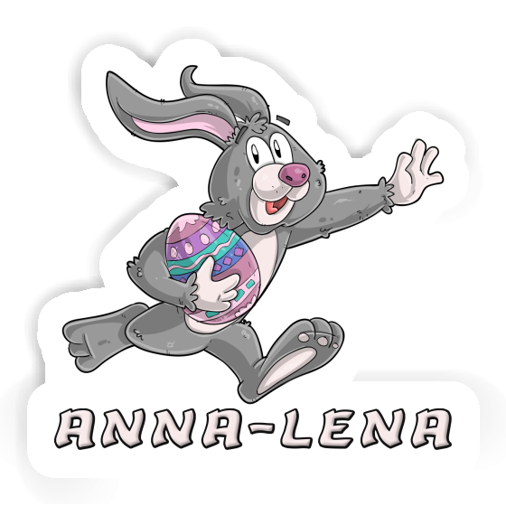 Anna-lena Autocollant Lapin de Pâques Gift package Image