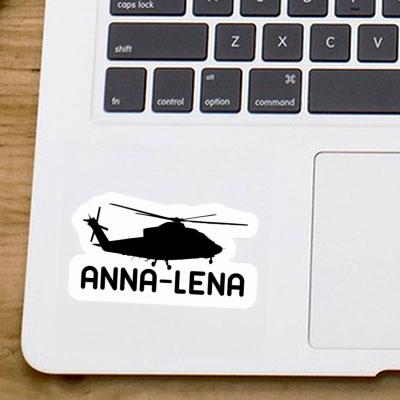 Anna-lena Sticker Helikopter Notebook Image