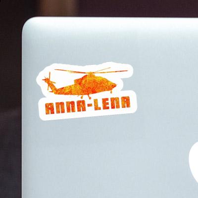 Anna-lena Sticker Helicopter Notebook Image