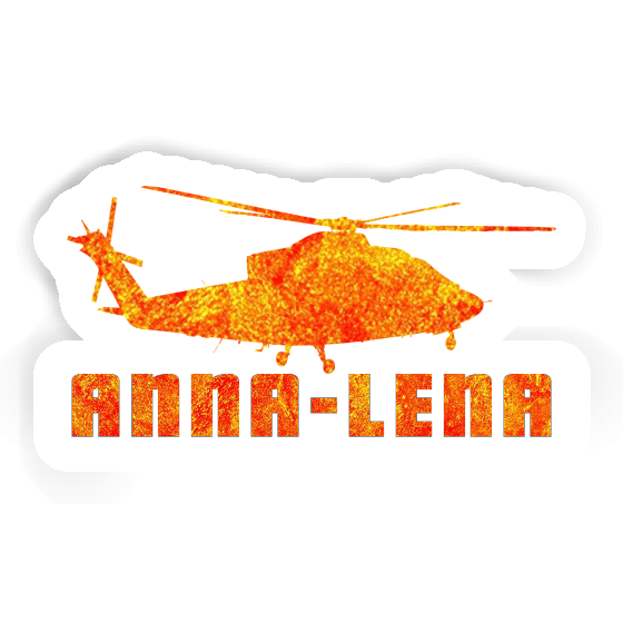 Sticker Anna-lena Helikopter Image