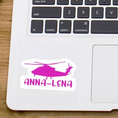 Anna-lena Sticker Hubschrauber Notebook Image