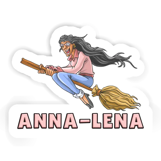 Anna-lena Sticker Hexe Laptop Image