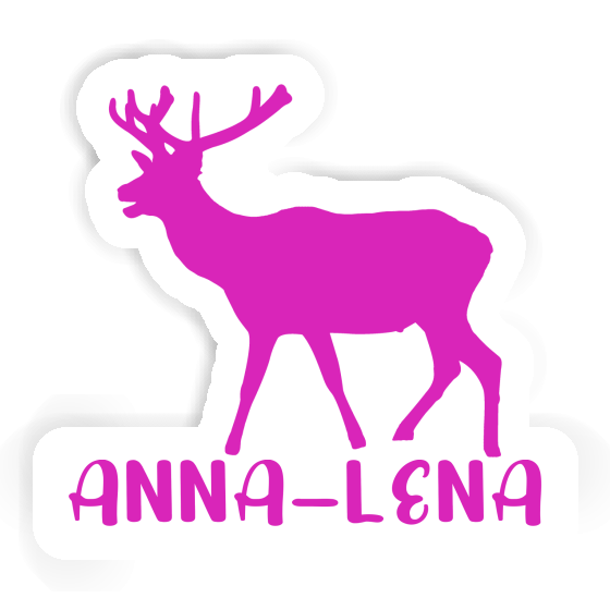 Anna-lena Autocollant Cerf Notebook Image