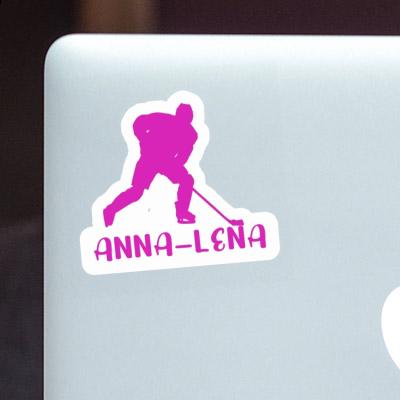 Aufkleber Eishockeyspielerin Anna-lena Laptop Image