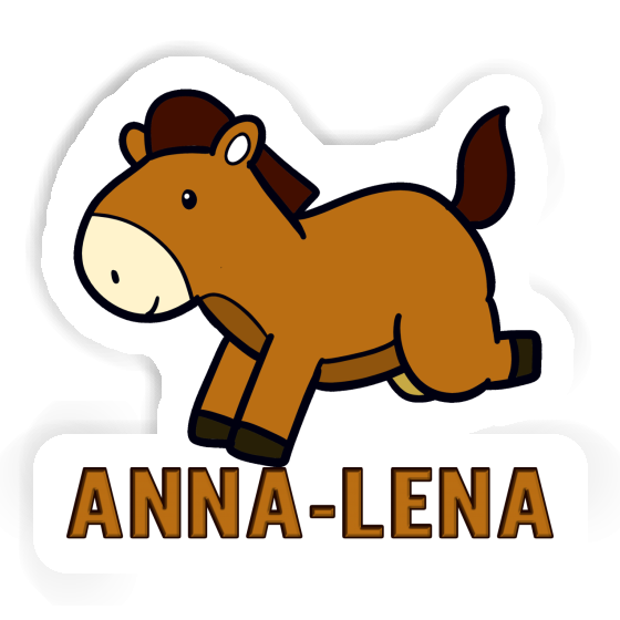 Sticker Pferd Anna-lena Notebook Image