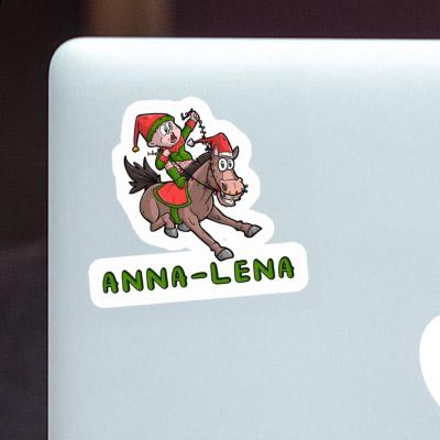 Sticker Anna-lena Pferd Notebook Image