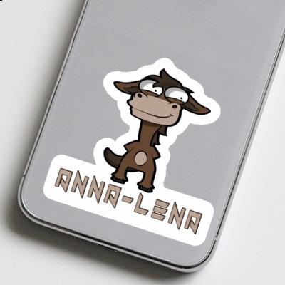 Anna-lena Sticker Standing Horse Notebook Image