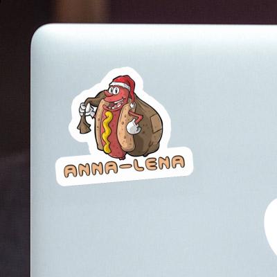 Christmas Hot Dog Sticker Anna-lena Gift package Image