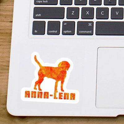 Hund Sticker Anna-lena Laptop Image