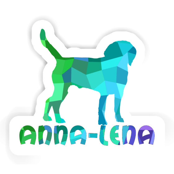 Sticker Anna-lena Hound Laptop Image