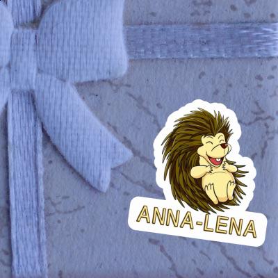 Sticker Anna-lena Hedgehog Notebook Image