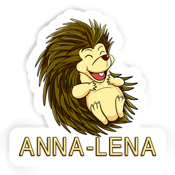 Sticker Igel Anna-lena Laptop Image
