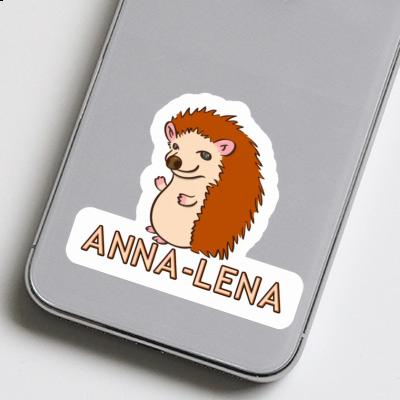 Anna-lena Sticker Hedgehog Notebook Image