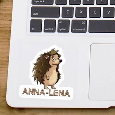 Sticker Hedgehog Anna-lena Laptop Image